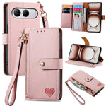 For OnePlus Nord 4 Case RFID Blocking Zipper Pocket Leather Wallet Phone Cover