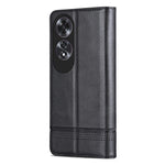 AZNS For Oppo A60 4G Case Cowhide Texture PU Leather Wallet Phone Cover