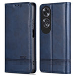 AZNS For Oppo A60 4G Case Cowhide Texture PU Leather Wallet Phone Cover