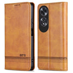AZNS For Oppo A60 4G Case Cowhide Texture PU Leather Wallet Phone Cover