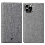 VILI DMX Series PU Leather Case for iPhone 14 Pro Max, Magnetic Absorption Stand Card Slot Flip Cover