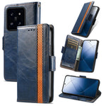 For Xiaomi 14T Pro Phone Cases CASENEO PU Leather Cover Stand with RFID Blocking Wallet