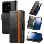For Xiaomi 14T Pro Phone Cases CASENEO PU Leather Cover Stand with RFID Blocking Wallet