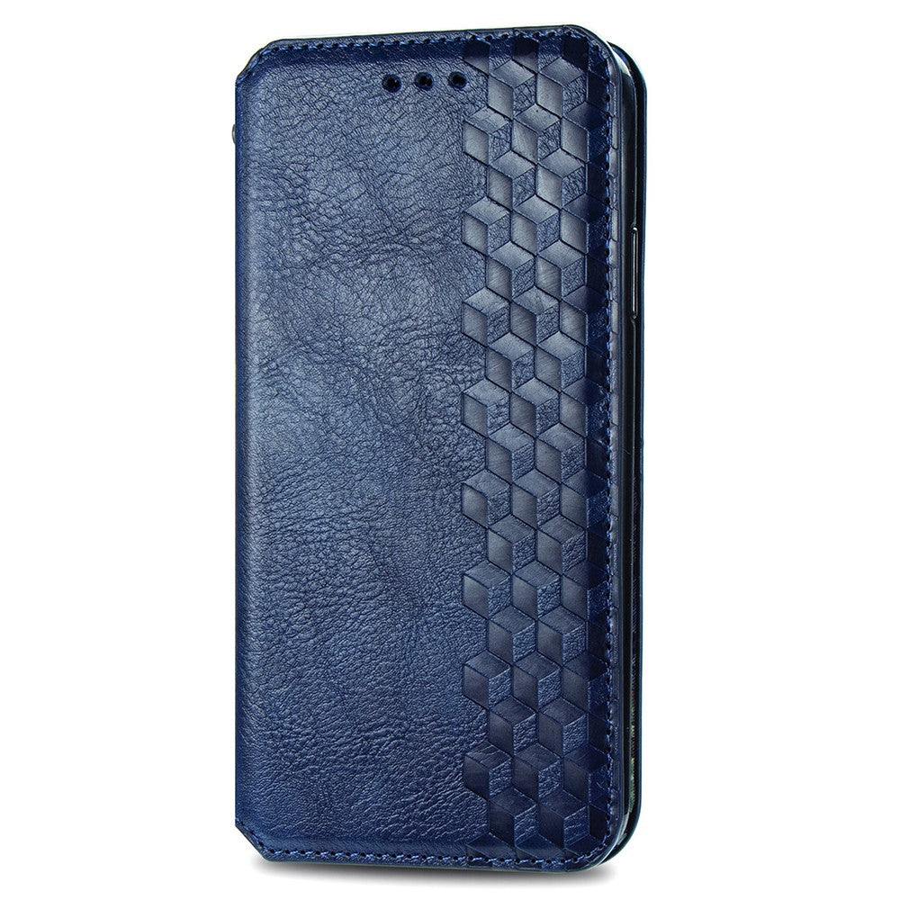 For Xiaomi 14T PU Leather Case Rhombus Imprint Wallet Stand Phone Cover