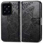 For Xiaomi 14T Case PU Leather Wallet Phone Cover Butterfly Pattern