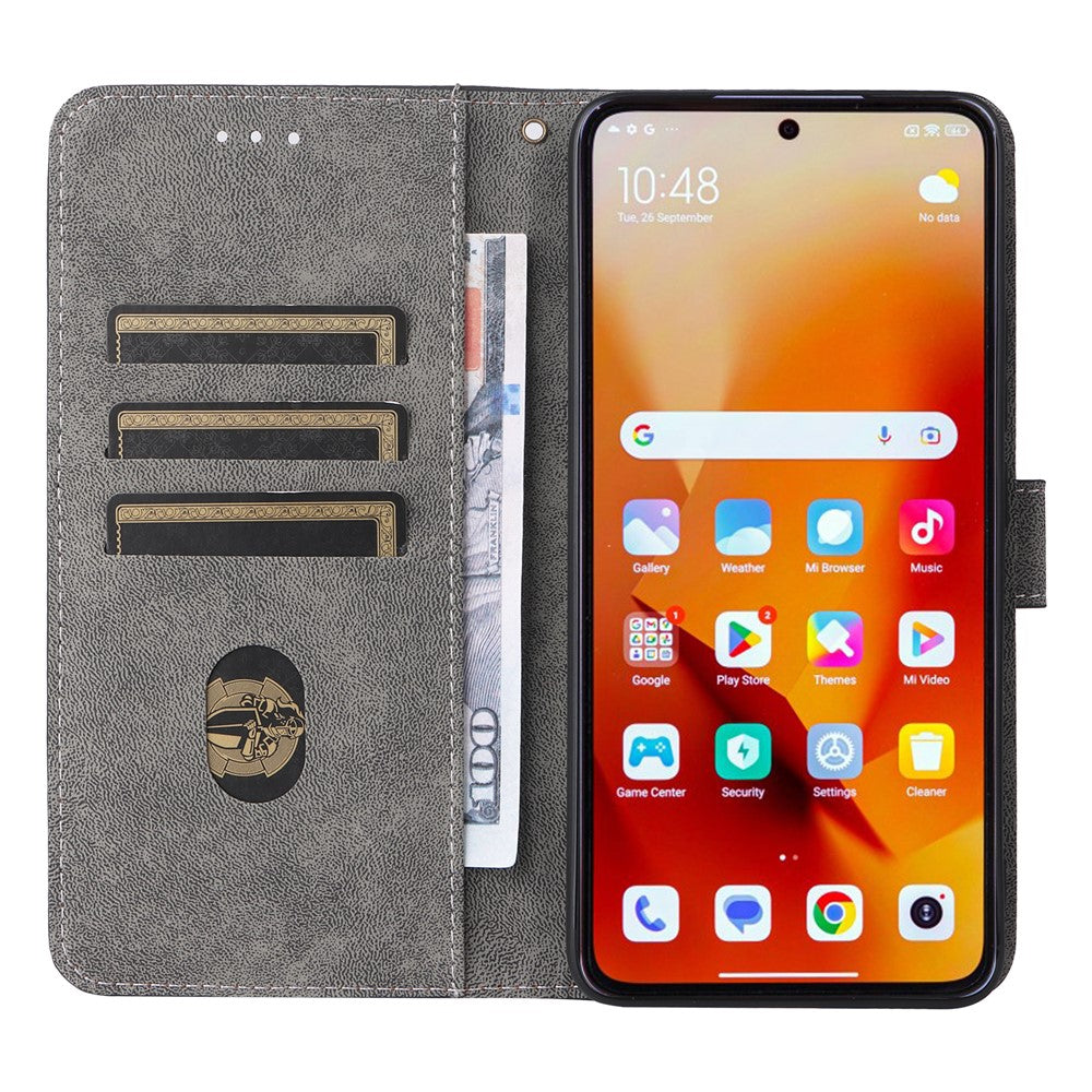 For Xiaomi 14T Wallet Case RFID Blocking PU Leather Cover Stand View