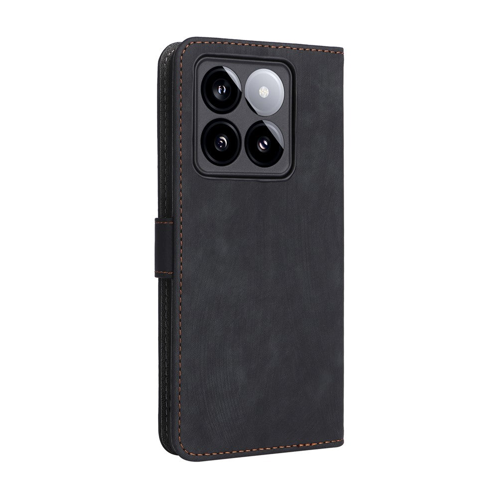For Xiaomi 14T Wallet Case RFID Blocking PU Leather Cover Stand View
