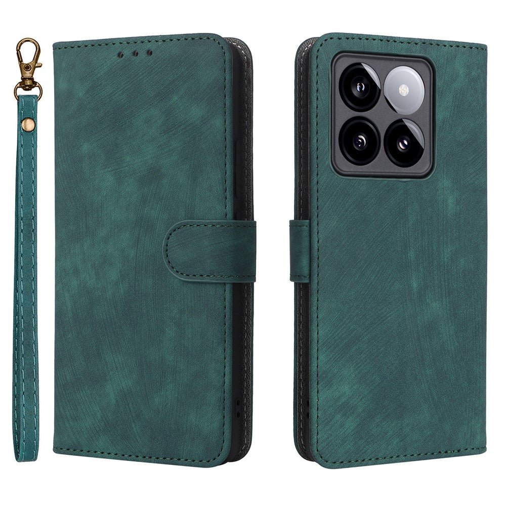 For Xiaomi 14T Wallet Case RFID Blocking PU Leather Cover Stand View