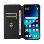 For Xiaomi 14T Wallet Case Rhombus Imprinted Leather Phone Cover