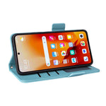 Xiaomi 14T-skal med handledsrem i litchitexturerat PU-läder, plånboksfodral