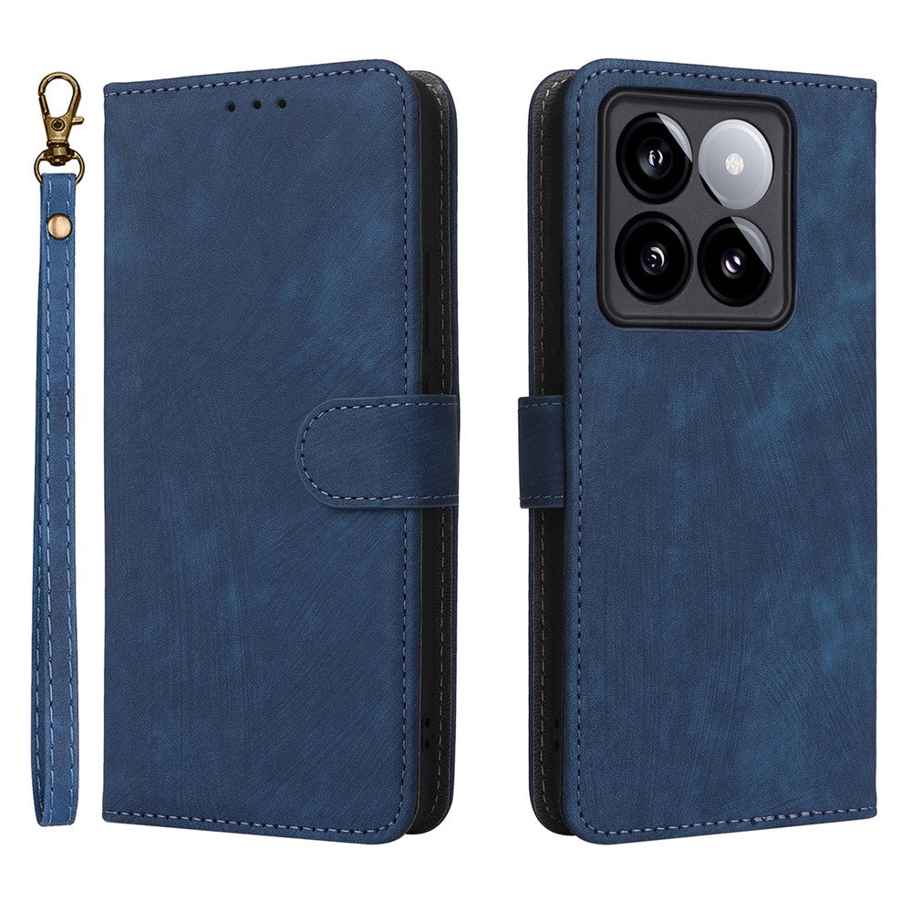 For Xiaomi 14T Pro Wallet Case RFID Blocking PU Leather Cover Stand View