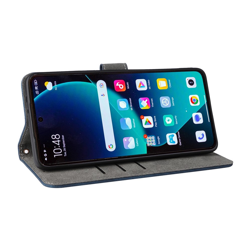 For Xiaomi 14T Pro Wallet Case RFID Blocking PU Leather Cover Stand View