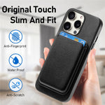 B2 For iPhone 16 Pro Case Detachable Magnetic Card Bag Leather+TPU Phone Cover