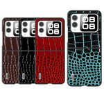 ABEEL For Huawei nova Flip 5G Case Genuine Cow Leather Back Phone Cover Crocodile Texture