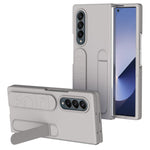 For Samsung Galaxy Z Fold4 5G Case Kickstand Wristband PC+Silicone Phone Cover