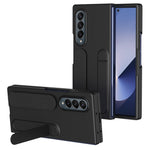 For Samsung Galaxy Z Fold3 5G Case Kickstand Wristband PC+Silicone Phone Cover