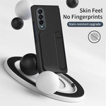 For Samsung Galaxy Z Fold3 5G Case Kickstand Wristband PC+Silicone Phone Cover
