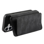 CASENEO MW-02 For iPhone 16 Plus Leather Case Detachable Magnetic Phone Cover