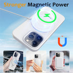 iPhone 16 Pro Max Skal MagSafe med Ställ PC/Silikon - Vit