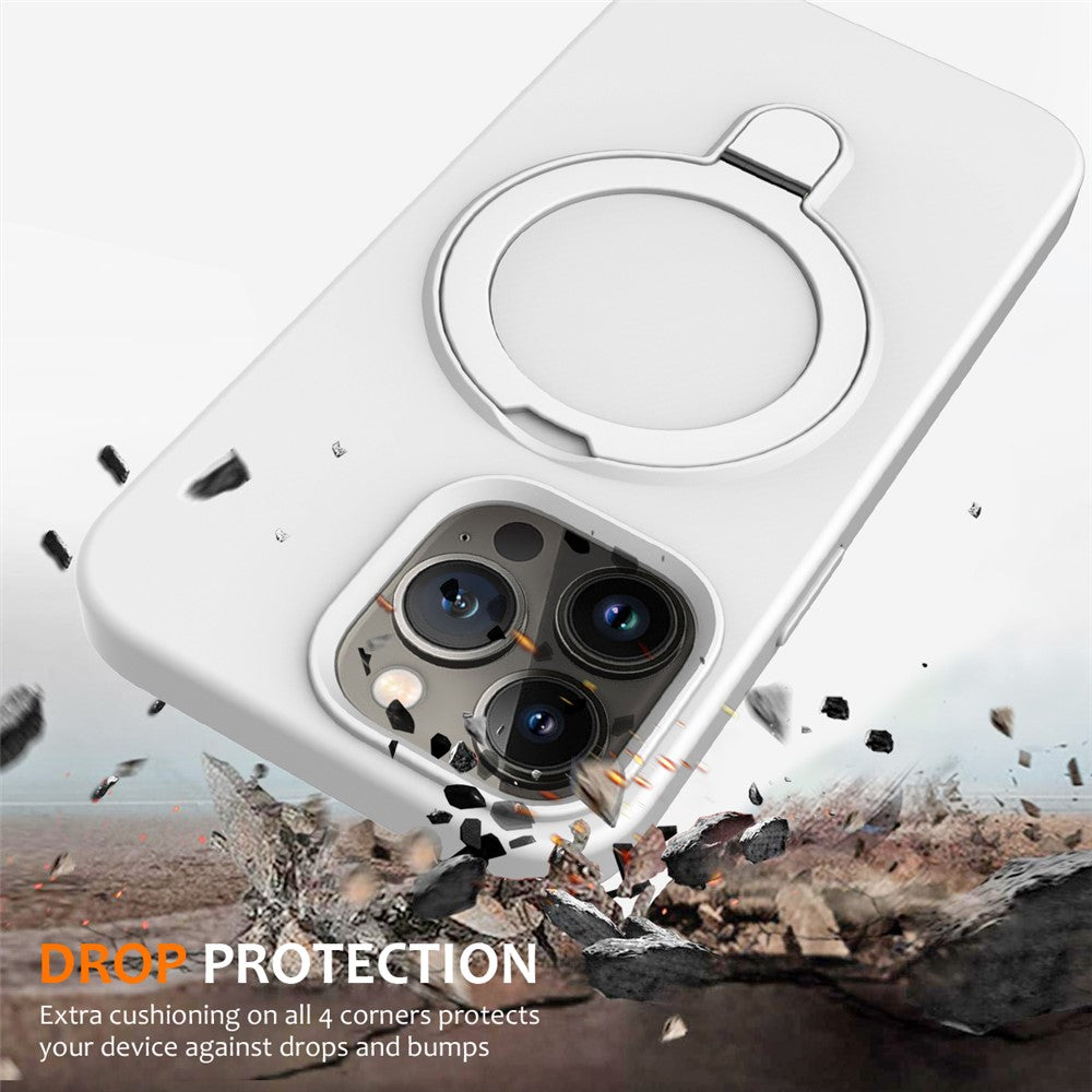 For iPhone 16 Pro Max Case Compatible with MagSafe Kickstand PC + Silicone Phone Cover