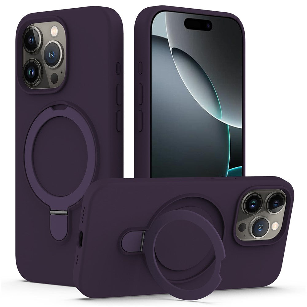 For iPhone 16 Pro Max Case Compatible with MagSafe Kickstand PC + Silicone Phone Cover