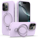 For iPhone 16 Pro Max Case Compatible with MagSafe Kickstand PC + Silicone Phone Cover