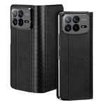 For Xiaomi Mix Fold 4 5G Magnetic Case DUX DUCIS Bril Series Leather+PC Phone Cover with Stand