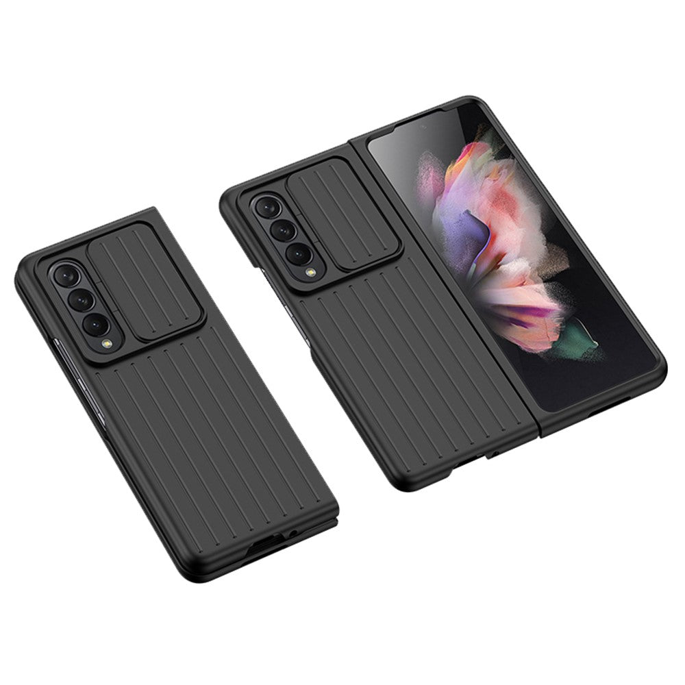 For Samsung Galaxy Z Fold3 5G Phone Case Shockproof Anti-Drop Case Cell Phone PC Cover with Slide Camera Protection