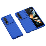For Samsung Galaxy Z Fold4 5G Shockproof Case Anti-Fall Phone Case Mobile Phone Hard PC Protector with Slide Camera Cover