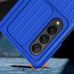 For Samsung Galaxy Z Fold4 5G Shockproof Case Anti-Fall Phone Case Mobile Phone Hard PC Protector with Slide Camera Cover