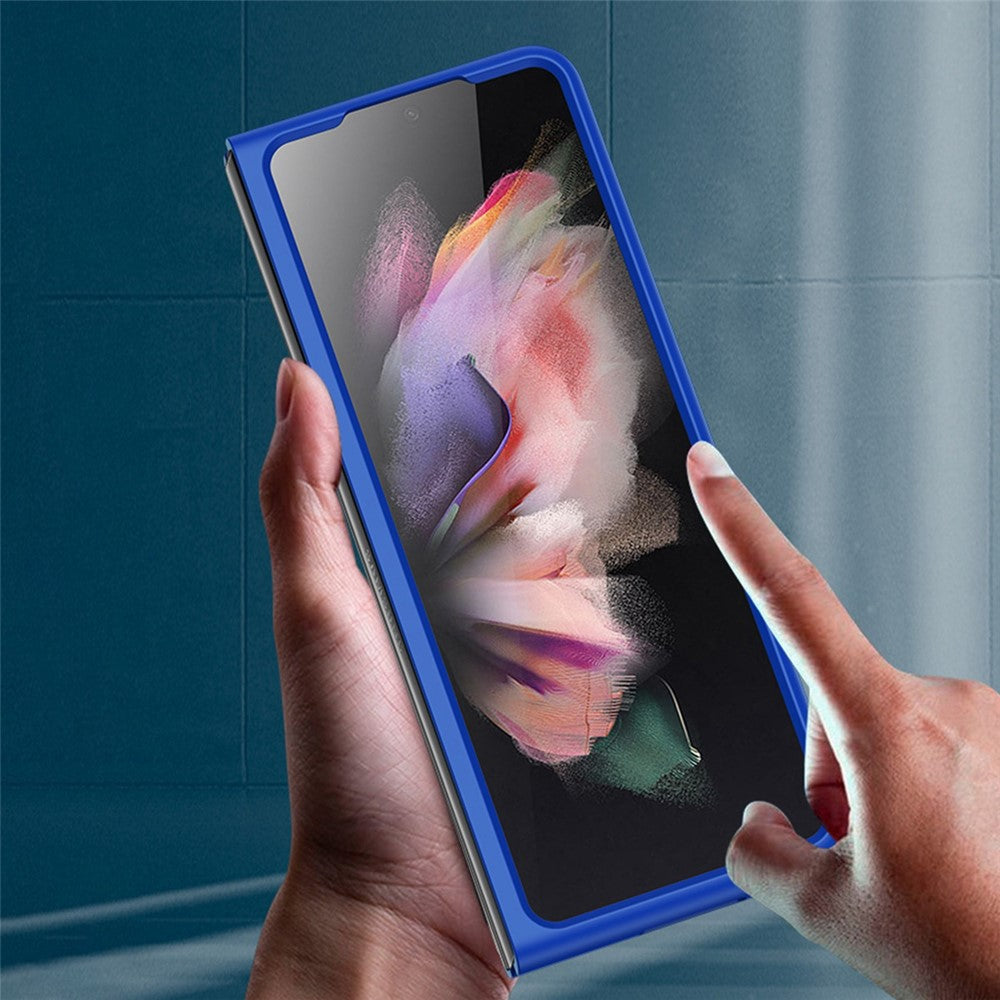 For Samsung Galaxy Z Fold4 5G Shockproof Case Anti-Fall Phone Case Mobile Phone Hard PC Protector with Slide Camera Cover