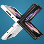 For Samsung Galaxy Z Fold4 5G Shockproof Case Anti-Fall Phone Case Mobile Phone Hard PC Protector with Slide Camera Cover