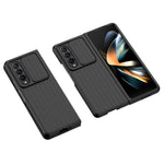 For Samsung Galaxy Z Fold4 5G Shockproof Case Anti-Fall Phone Case Mobile Phone Hard PC Protector with Slide Camera Cover