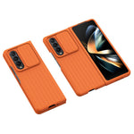 For Samsung Galaxy Z Fold4 5G Shockproof Case Anti-Fall Phone Case Mobile Phone Hard PC Protector with Slide Camera Cover