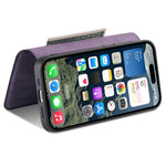 For iPhone 16 Plus Magnetic Case CASENEO Detachable Leather Phone Wallet Cover