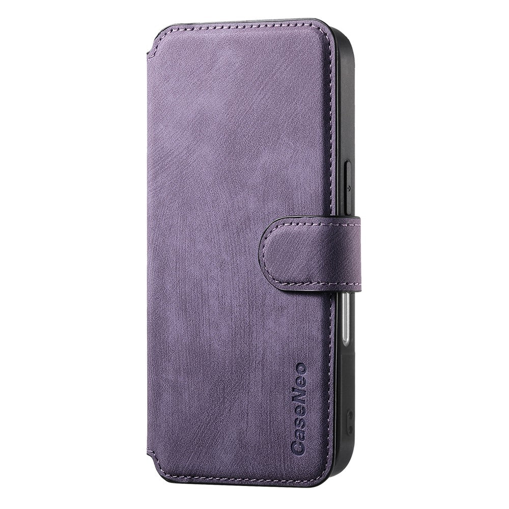 For iPhone 16 Plus Magnetic Case CASENEO Detachable Leather Phone Wallet Cover