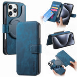 For iPhone 16 Pro Magnetic Case CASENEO Detachable Leather Phone Wallet Cover