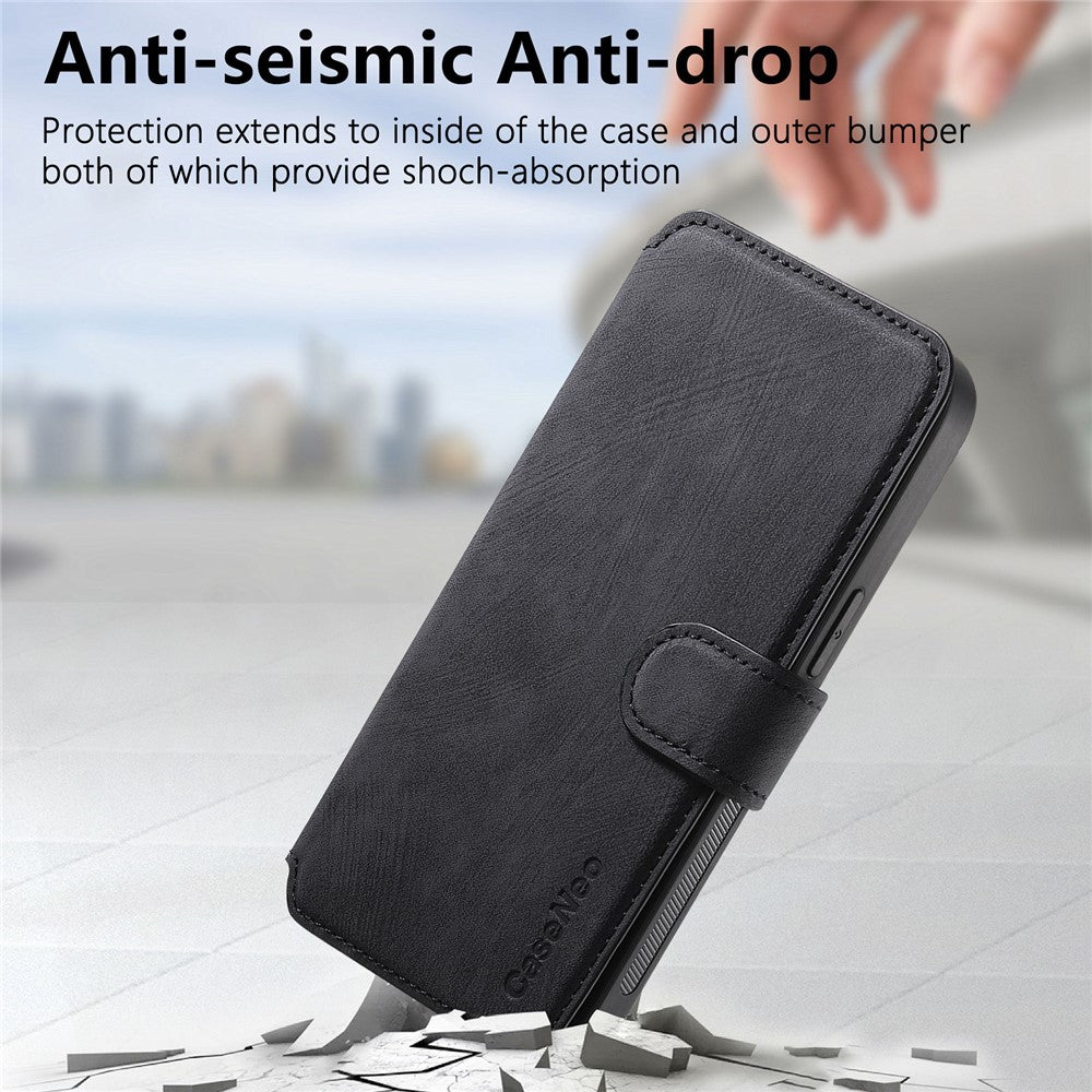 For iPhone 16 Pro Max Magnetic Case CASENEO Detachable Leather Phone Wallet Cover