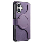 For iPhone 16 Magnetic Case CASENEO Detachable Leather Phone Wallet Cover