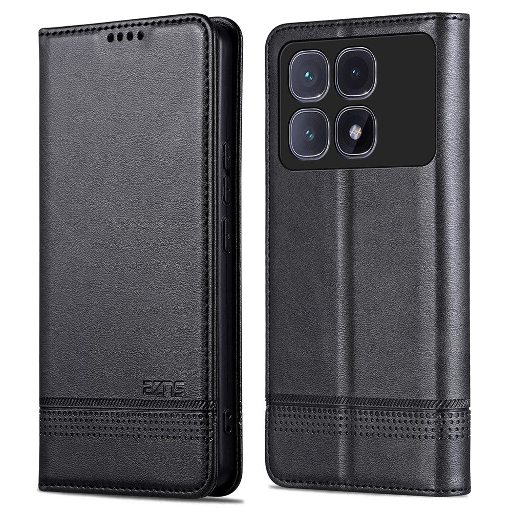 AZNS For Xiaomi Redmi K70 Ultra Case Cowhide Texture PU Leather Wallet Phone Cover