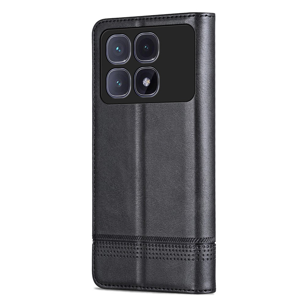 AZNS For Xiaomi Redmi K70 Ultra Case Cowhide Texture PU Leather Wallet Phone Cover