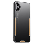 Samsung Galaxy A06 4G mobilskal Aluminiumlegering TPU PC Baksida