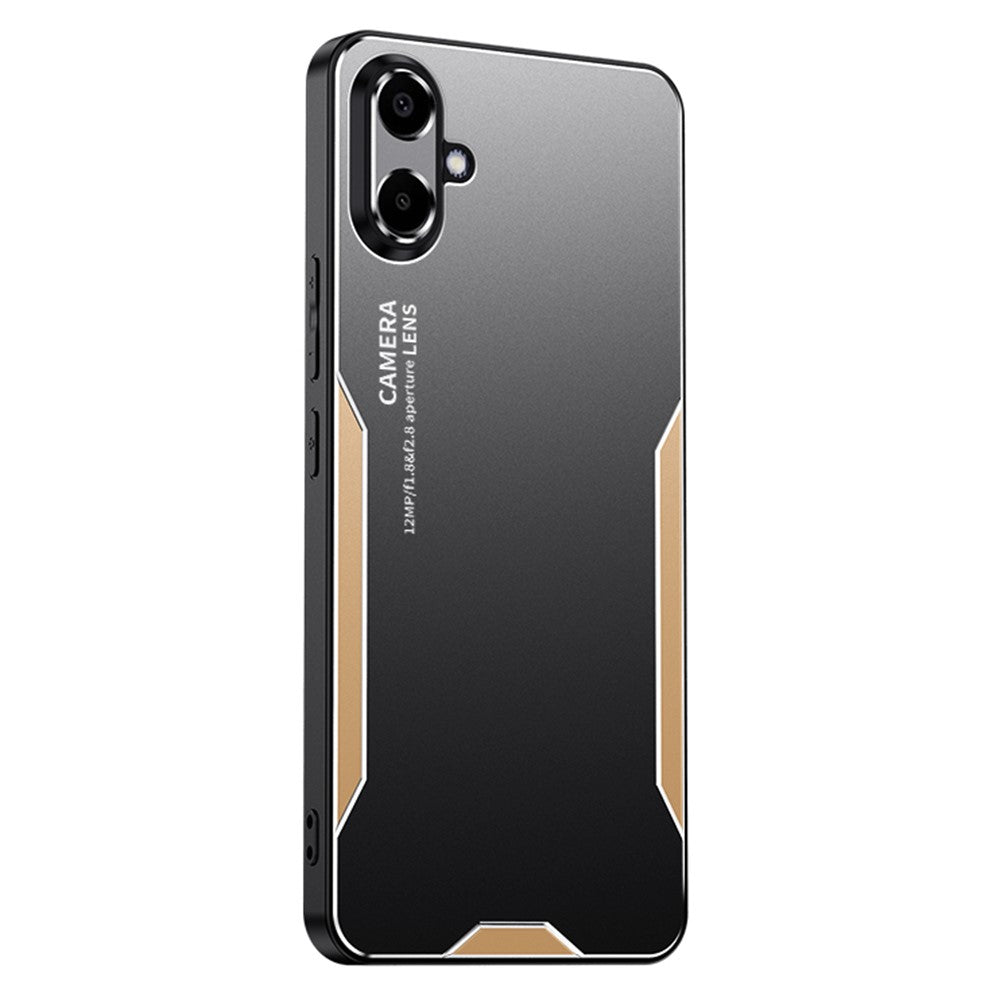 Samsung Galaxy A06 4G mobilskal Aluminiumlegering TPU PC Baksida