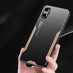 Samsung Galaxy A06 4G mobilskal Aluminiumlegering TPU PC Baksida