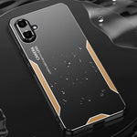 Samsung Galaxy A06 4G mobilskal Aluminiumlegering TPU PC Baksida