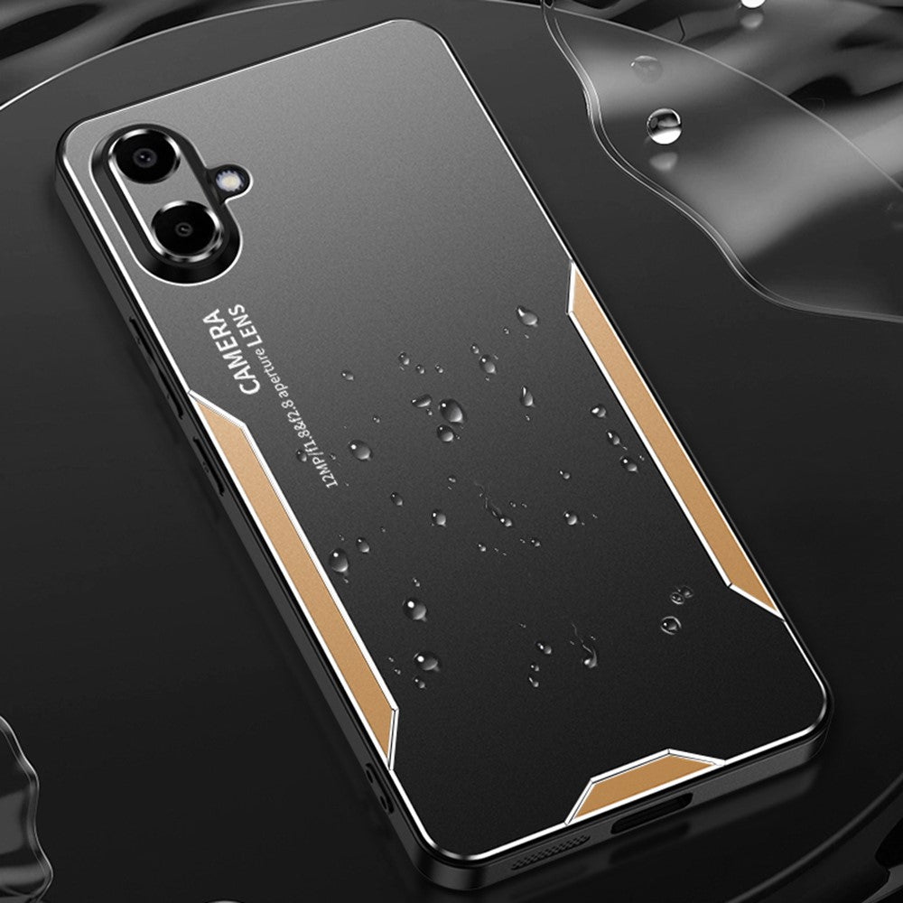 Samsung Galaxy A06 4G mobilskal Aluminiumlegering TPU PC Baksida