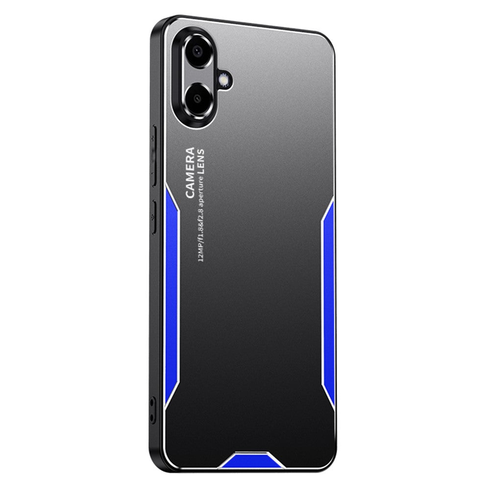 Samsung Galaxy A06 4G mobilskal Aluminiumlegering TPU PC Baksida