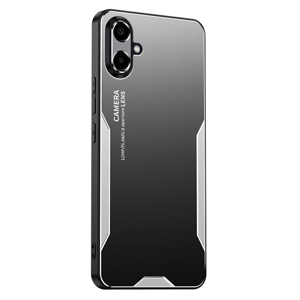 Samsung Galaxy A06 4G mobilskal Aluminiumlegering TPU PC Baksida