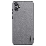 Til Samsung Galaxy A06 4G Etui, trætekstur PU-læderbelagt PC+TPU telefoncover