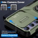For Samsung Galaxy S24 FE Case Camshield Kickstand TPU+PC Anti-Slip Phone Cover